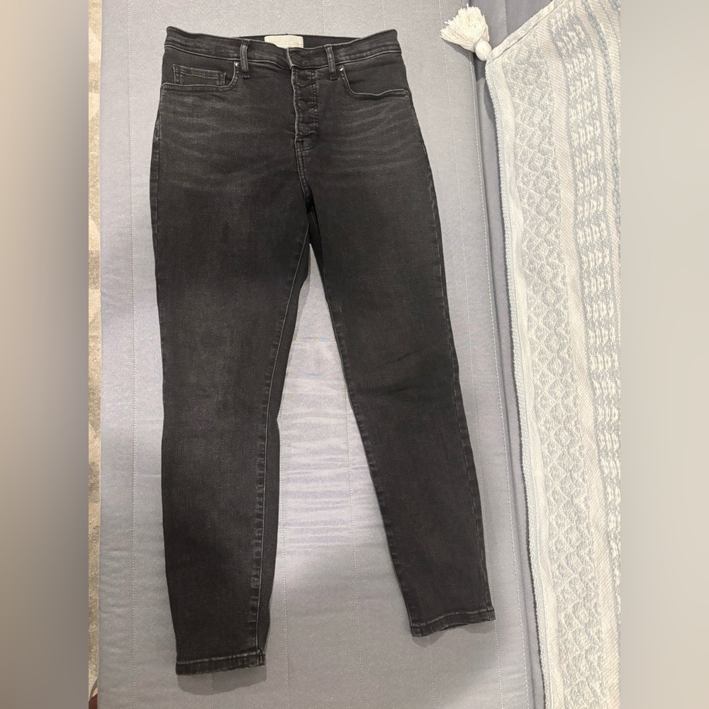 Everlane Women's Charcoal the high rise Skinny Jeans